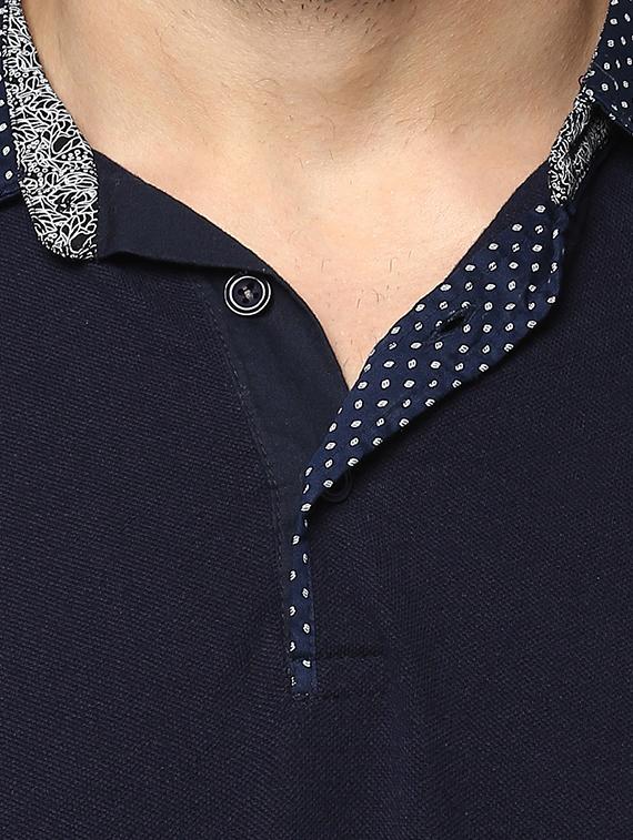 blue cotton t-shirt - 13834934 - Standard Image - 3