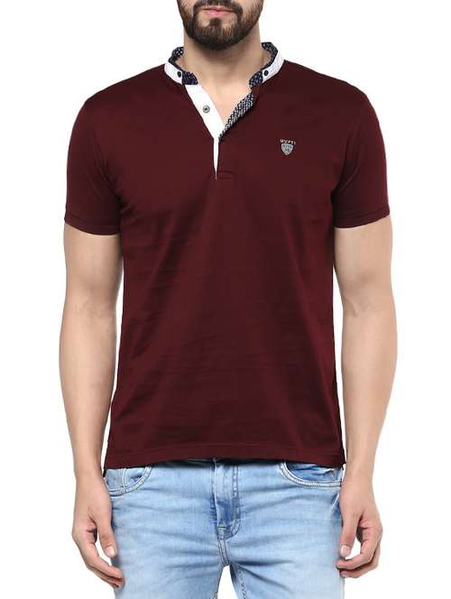 red cotton t-shirt - 13834943 - Standard Image - 0