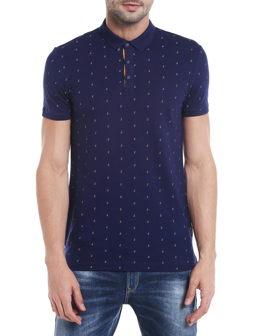 blue cotton t-shirt - 13834962 - Zoom Image - 0