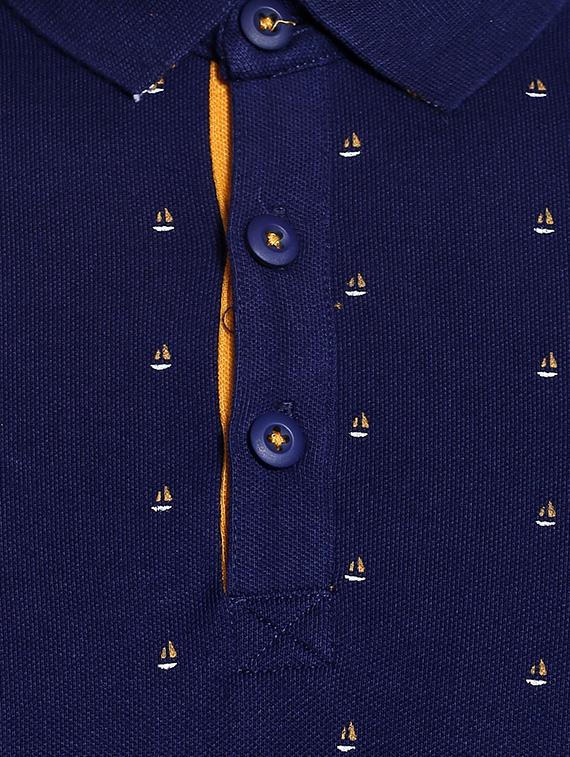 blue cotton t-shirt - 13834962 - Standard Image - 3