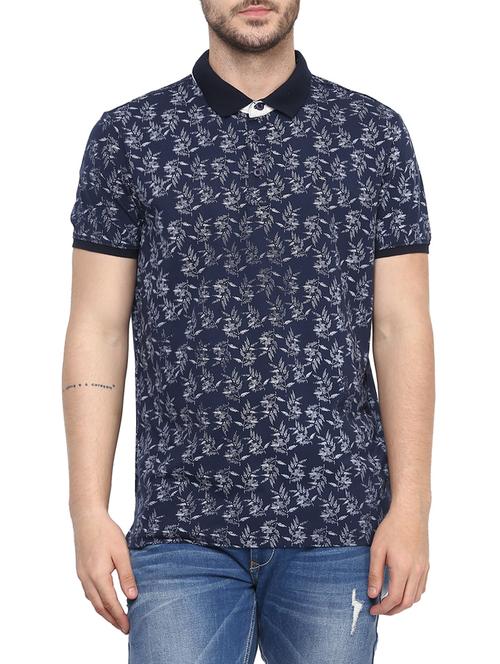 blue cotton t-shirt - 13834970 - Standard Image - 0