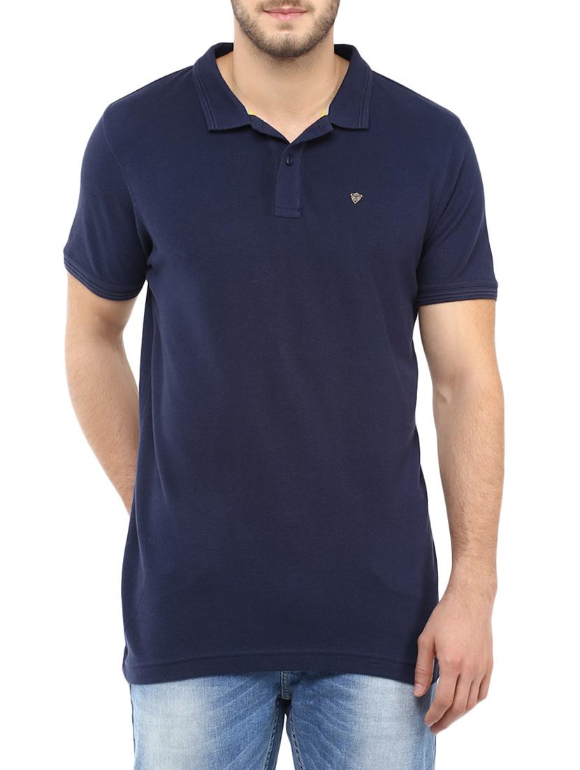blue cotton t-shirt - 13834971 - Zoom Image - 0