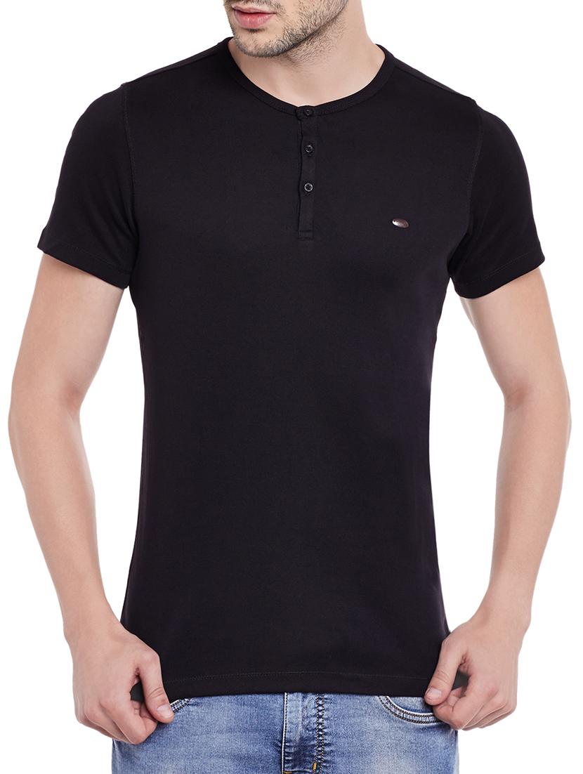 black cotton t-shirt - 13834975 - Zoom Image - 0