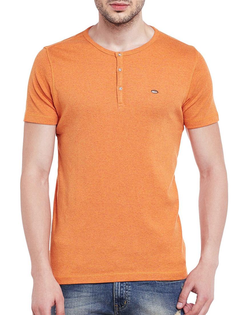 orange cotton t-shirt - 13834978 - Zoom Image - 0