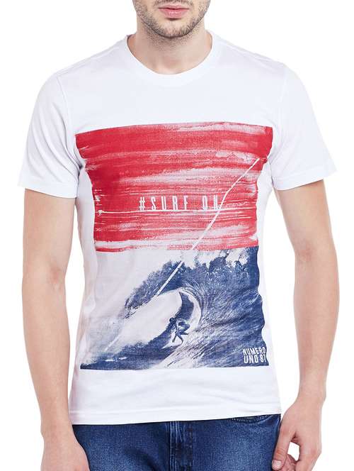 white cotton t-shirt - 13834985 - Standard Image - 0