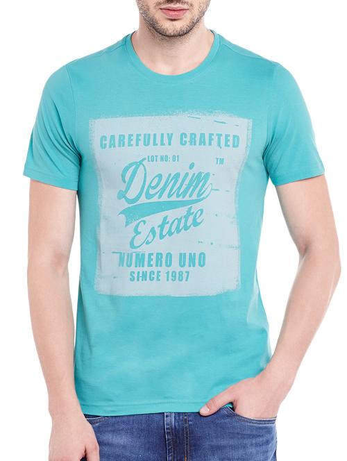 blue cotton t-shirt - 13835002 -  Standard Image - 0