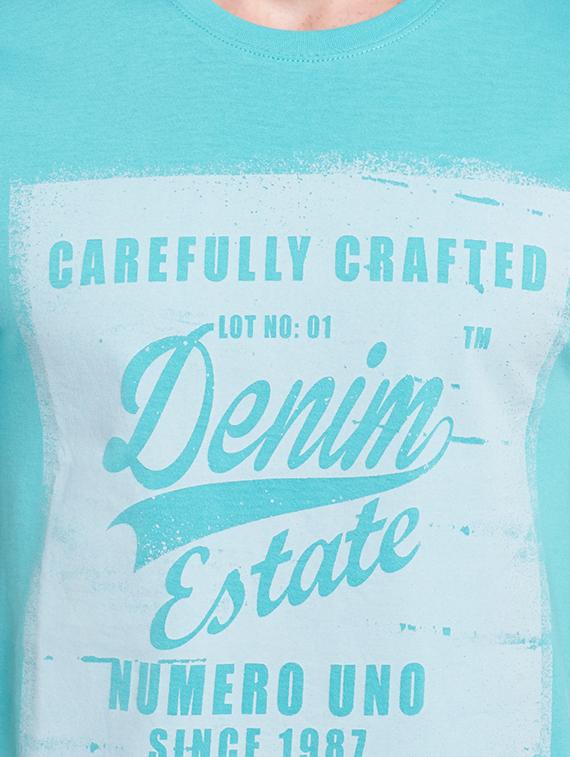blue cotton t-shirt - 13835002 - Standard Image - 3