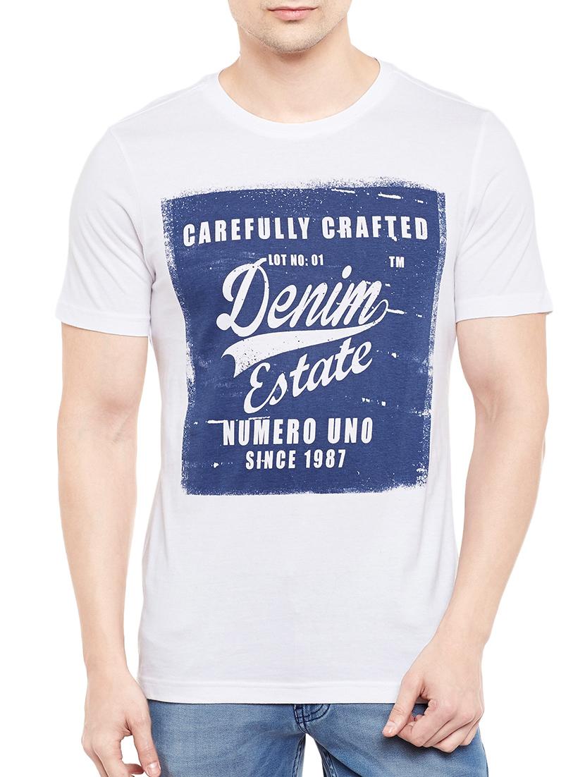 white cotton t-shirt - 13835003 - Zoom Image - 0