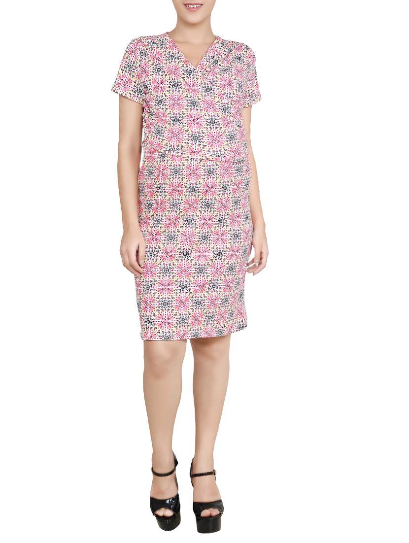 multi colored viscose maternity wear
