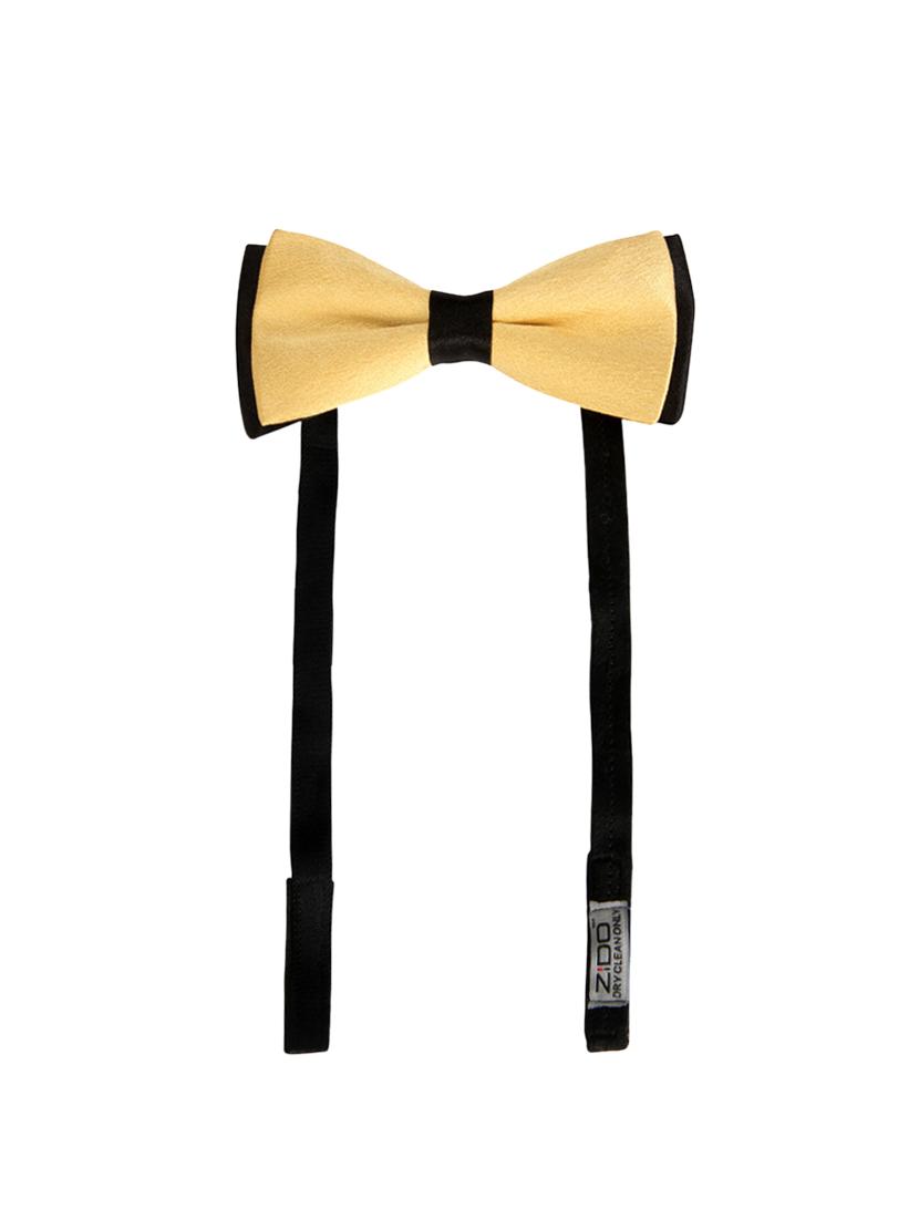 yellow satin bow tie - 13851971 -  Zoom Image - 0
