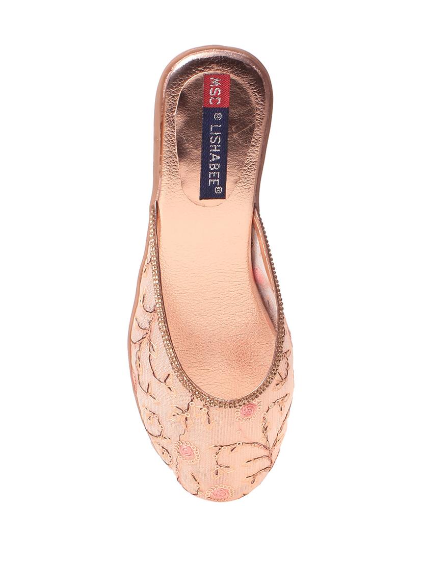 beige slip on jutis - 13855157 - Standard Image - 3