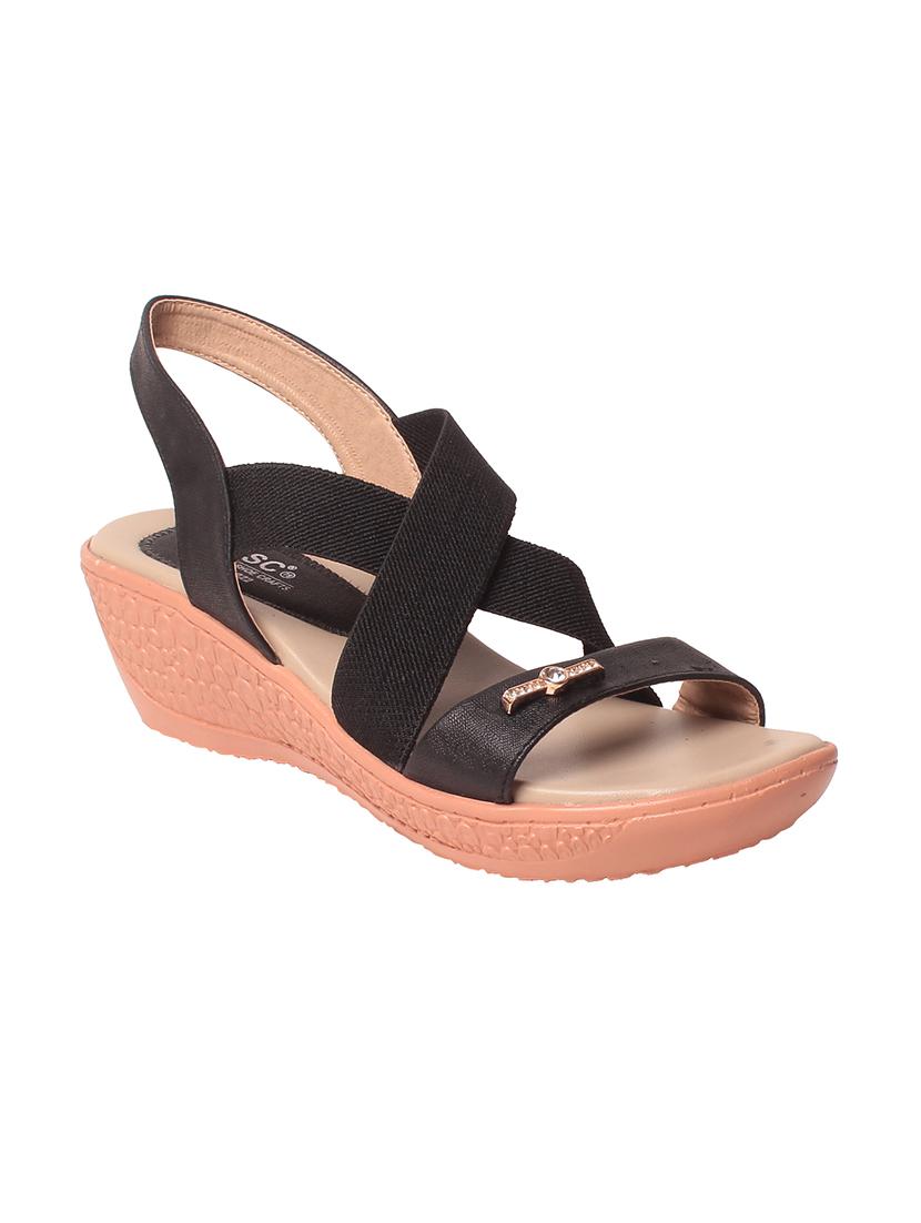black back strap  wedge - 13855190 -  Zoom Image - 0