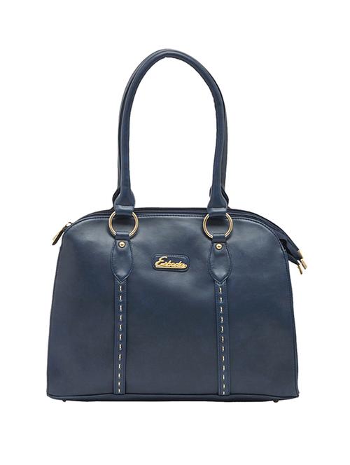 blue leatherette  regular handbag - 13860102 -  Standard Image - 0