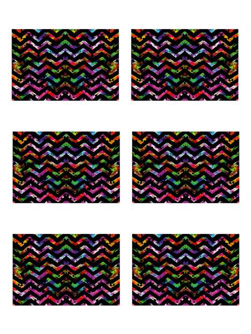 ambbi collections printed polyester set of 6 placemats - 13873528 -  Standard Image - 0