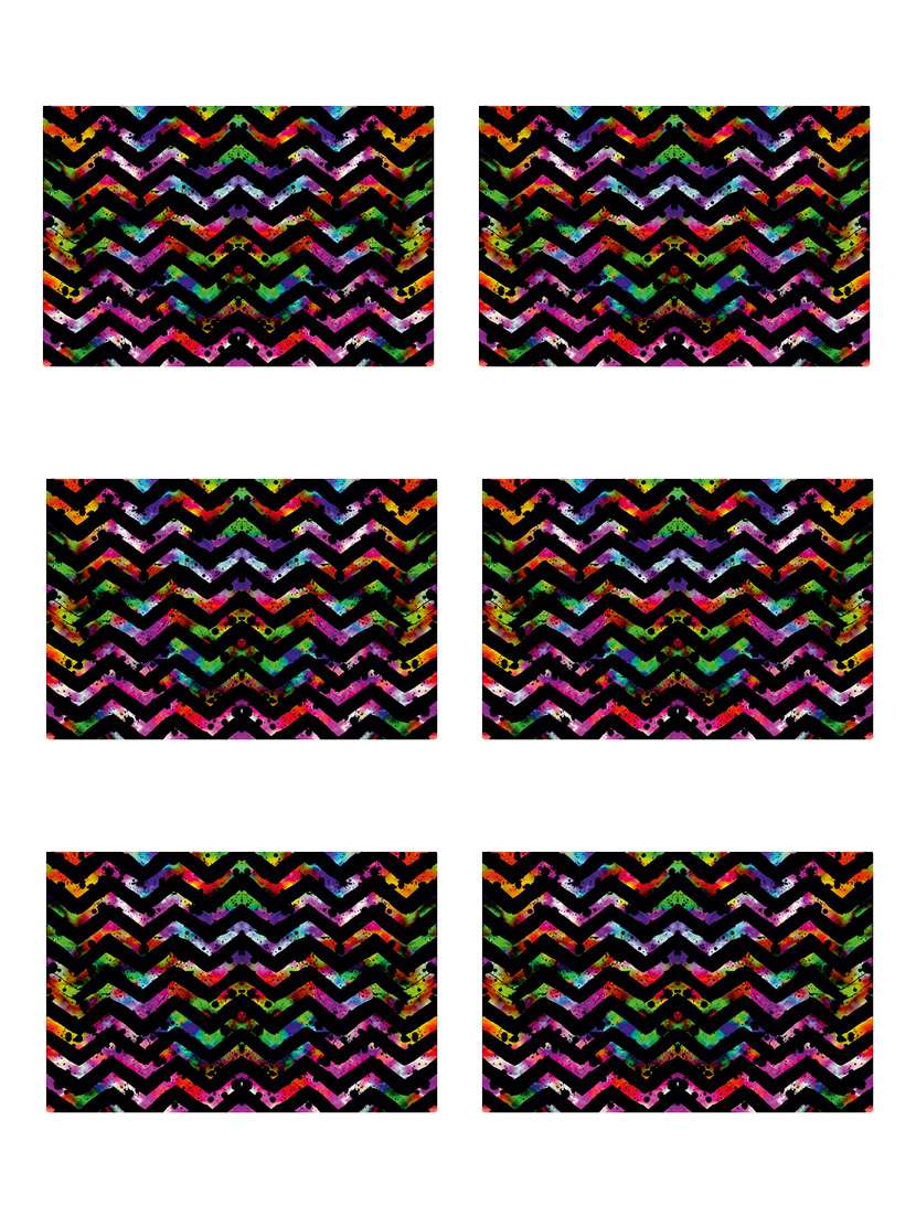 ambbi collections printed polyester set of 6 placemats - 13873528 -  Zoom Image - 0