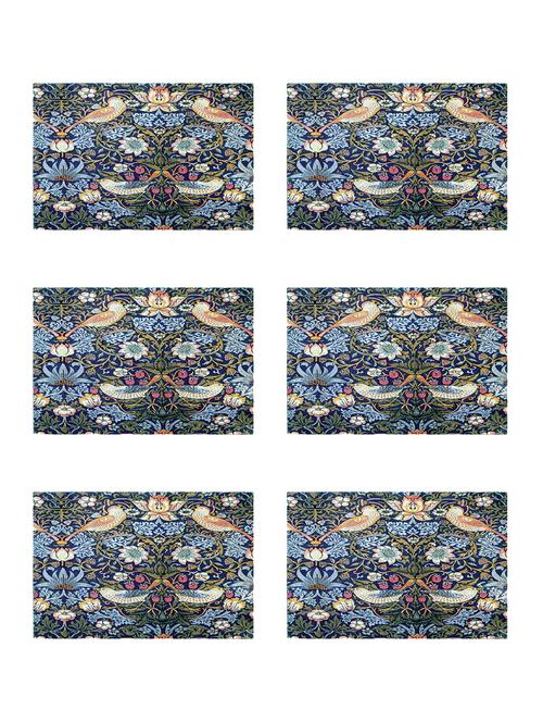 ambbi collections printed polyester set of 6 placemats - 13873531 - Standard Image - 0