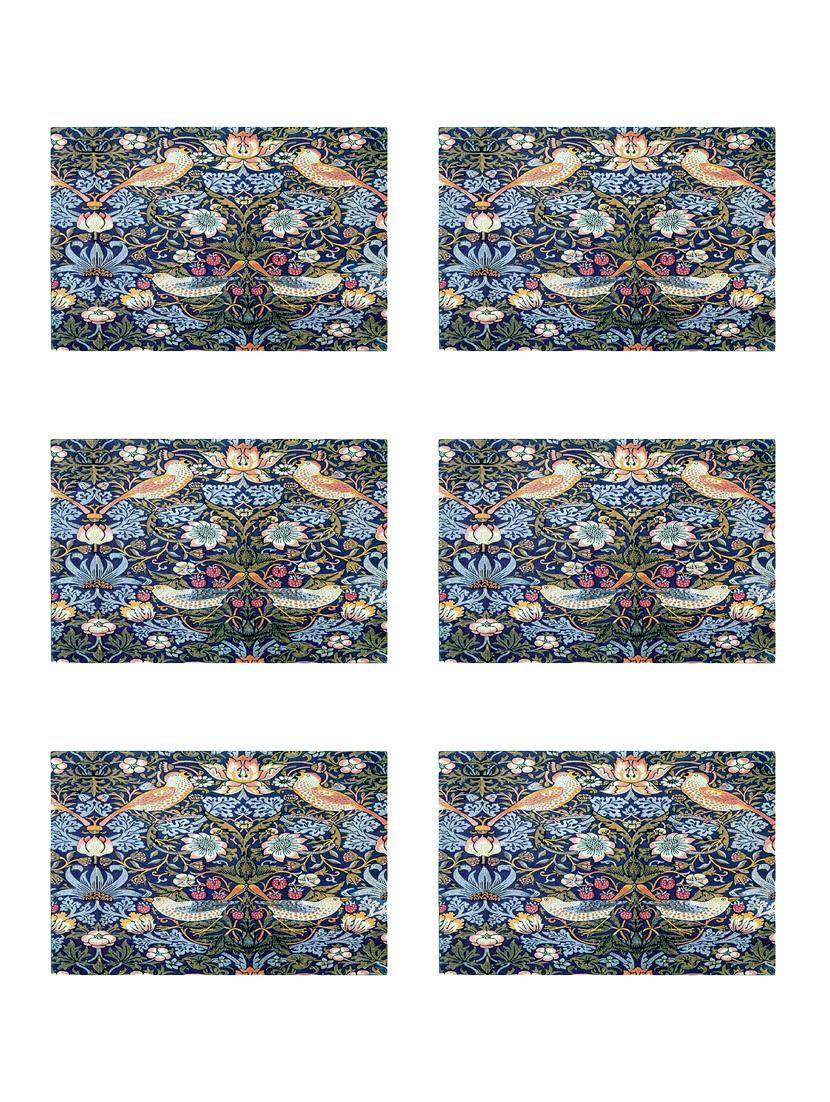 ambbi collections printed polyester set of 6 placemats - 13873531 - Zoom Image - 0
