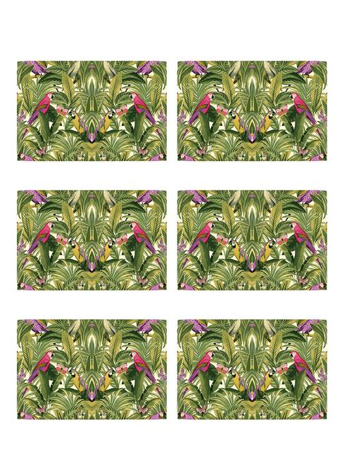 ambbi collections printed polyester set of 6 placemats - 13873534 - Standard Image - 0