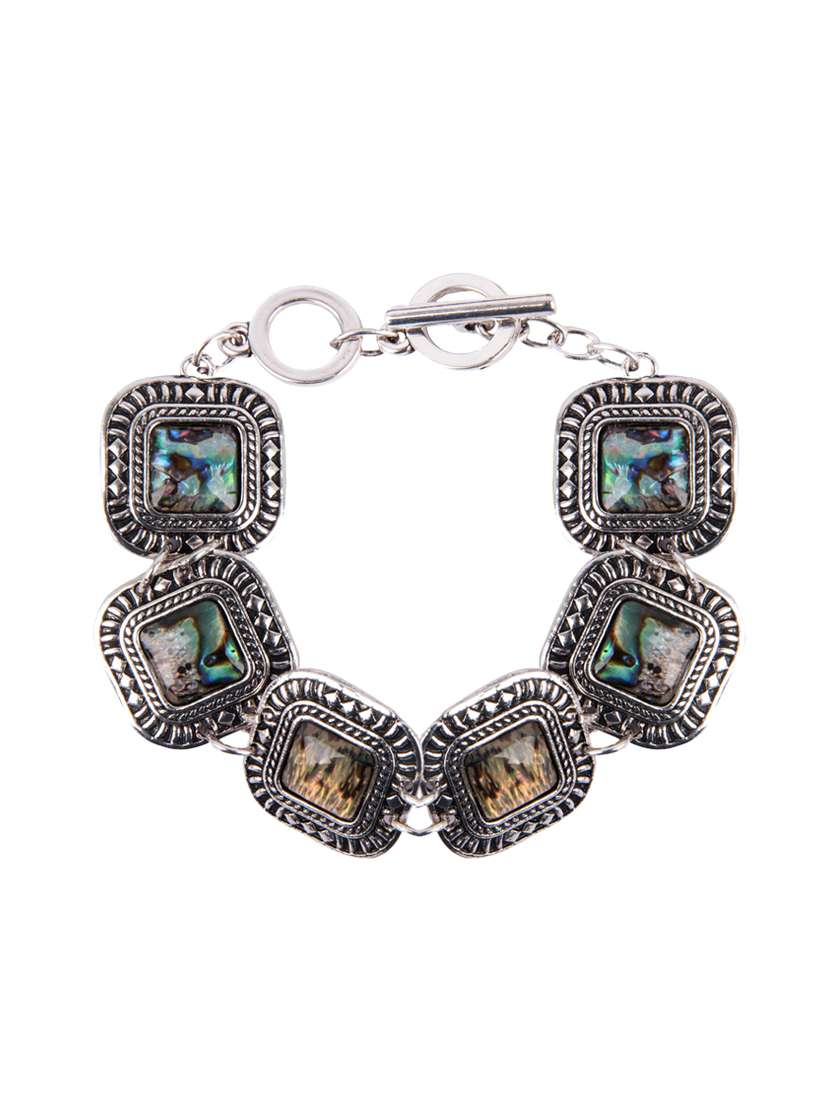 Diva Walk silver metal bracelet