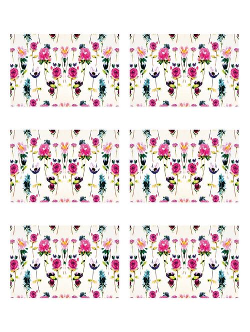 ambbi collections printed polyester placemat set of 6 pcs - 13879782 - Standard Image - 0