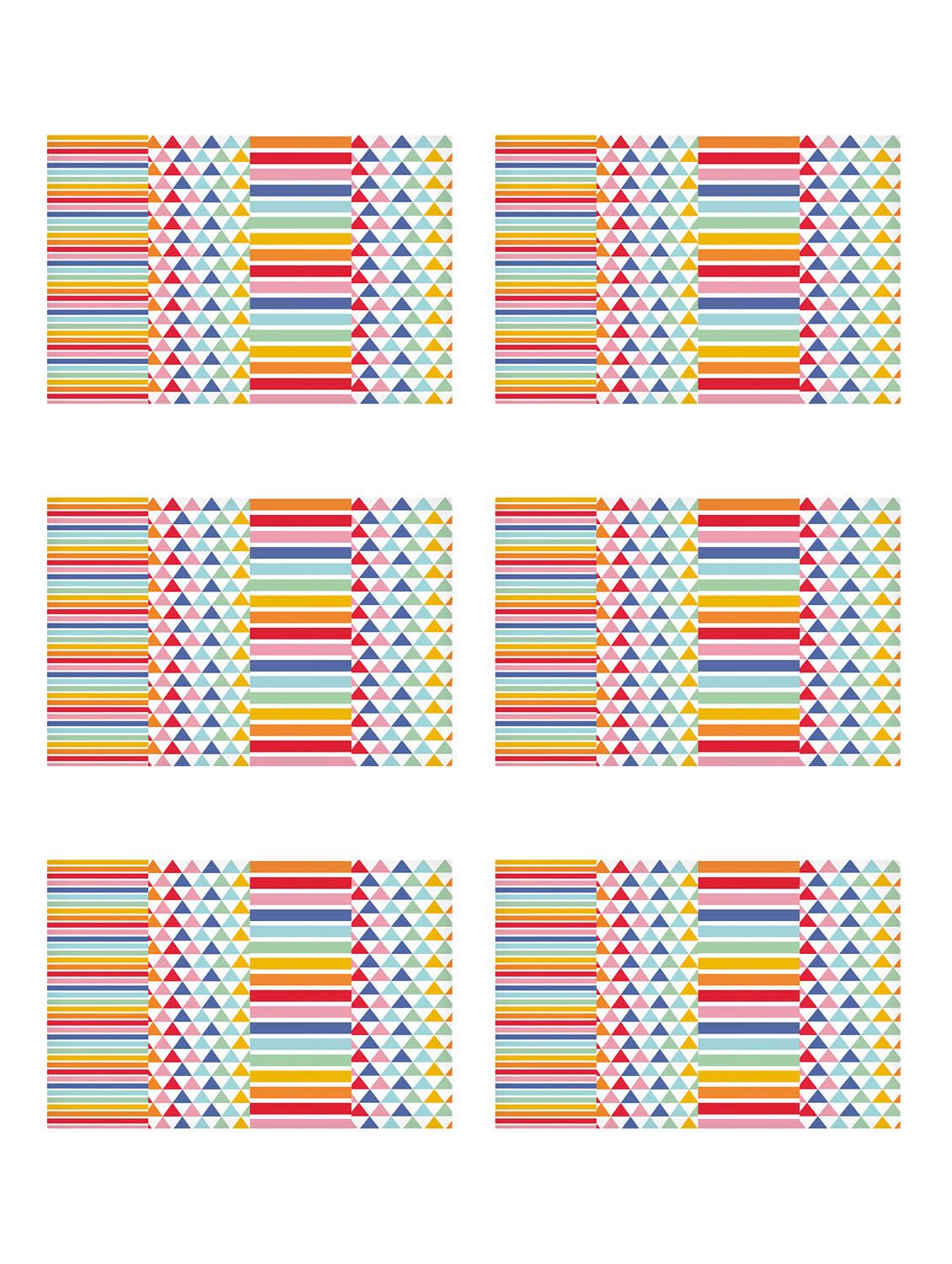 ambbi collections printed polyester placemat set of 6 pcs - 13879784 - Zoom Image - 0