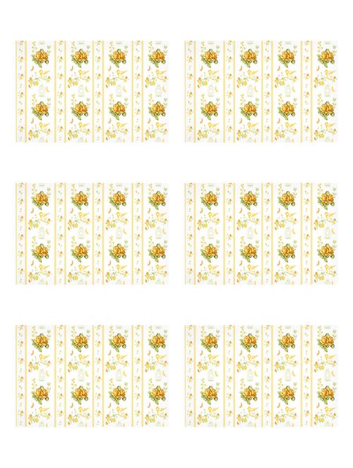 ambbi collections printed polyester placemat set of 6 pcs - 13879787 -  Standard Image - 0