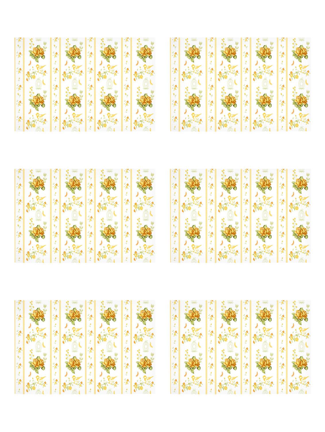 ambbi collections printed polyester placemat set of 6 pcs - 13879787 -  Zoom Image - 0