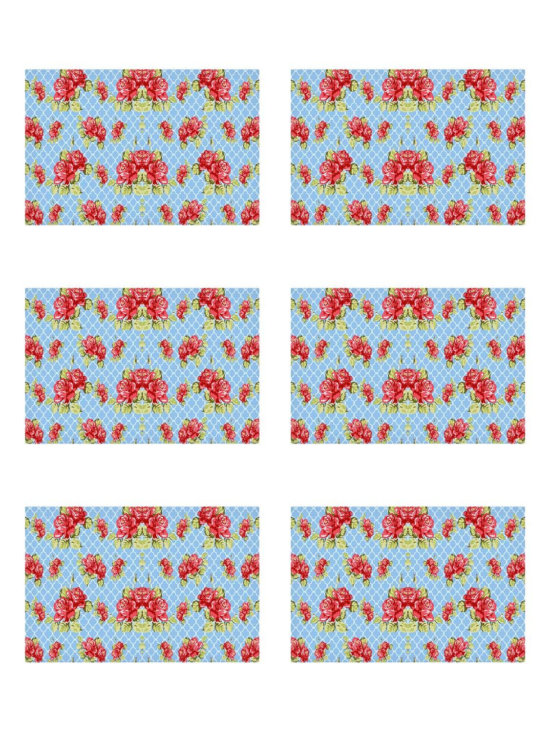 ambbi collections printed polyester placemat set of 6 pcs - 13879790 - Zoom Image - 0