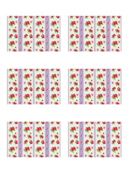 ambbi collections printed polyester placemat set of 6 pcs - 13879795 - Standard Image - 0
