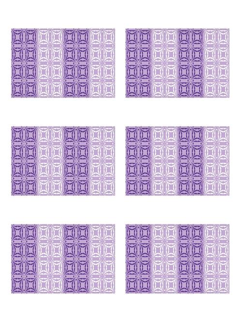 ambbi collections printed polyester placemat set of 6 pcs - 13879804 - Standard Image - 0