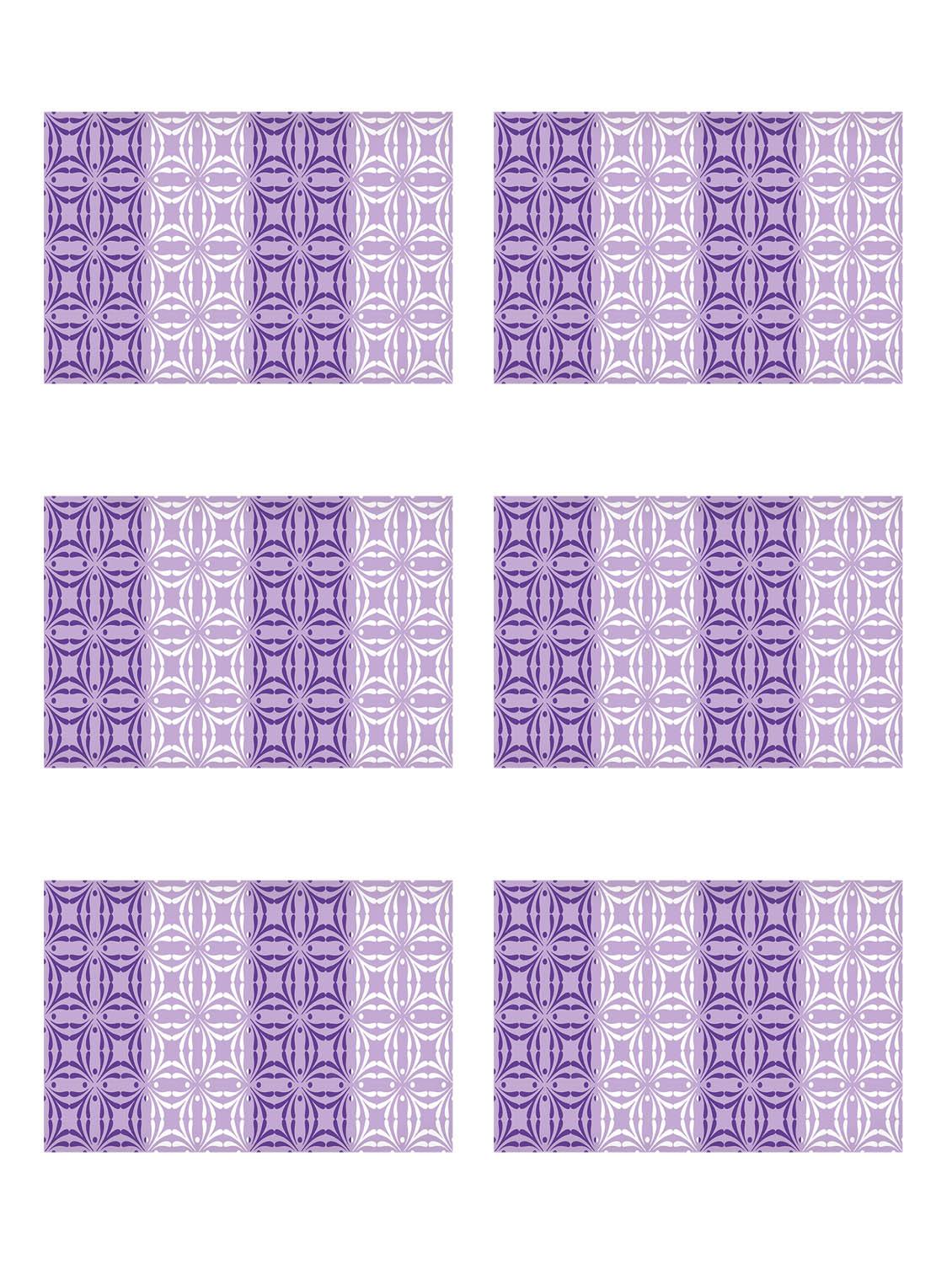 ambbi collections printed polyester placemat set of 6 pcs - 13879804 -  Zoom Image - 0