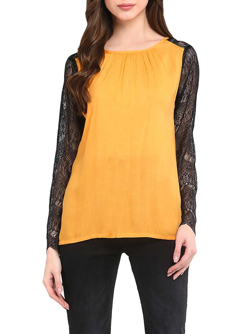 women's straight round neck top - 13882516 - Zoom Image - 0