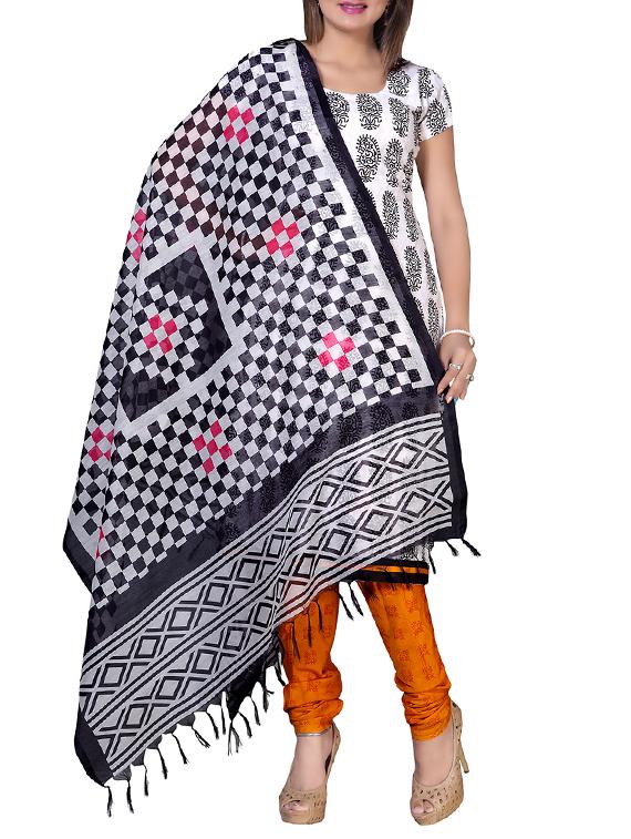 multicolors printed dupatta