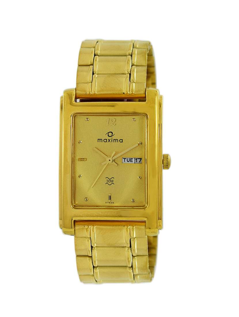 maxima day date watch