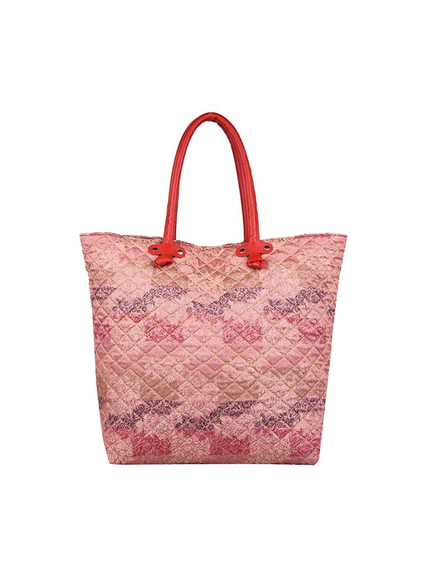 pink canvas handbag - 13893772 -  Zoom Image - 0