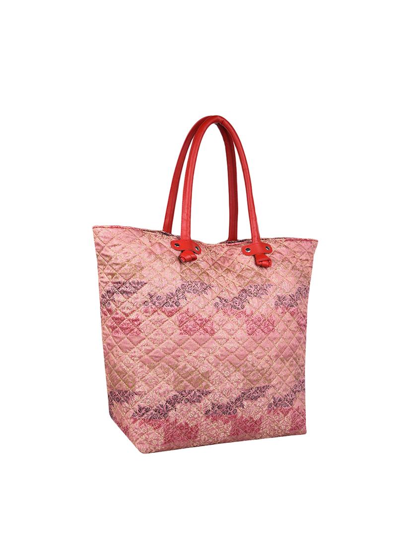 pink canvas handbag - 13893772 - Standard Image - 3