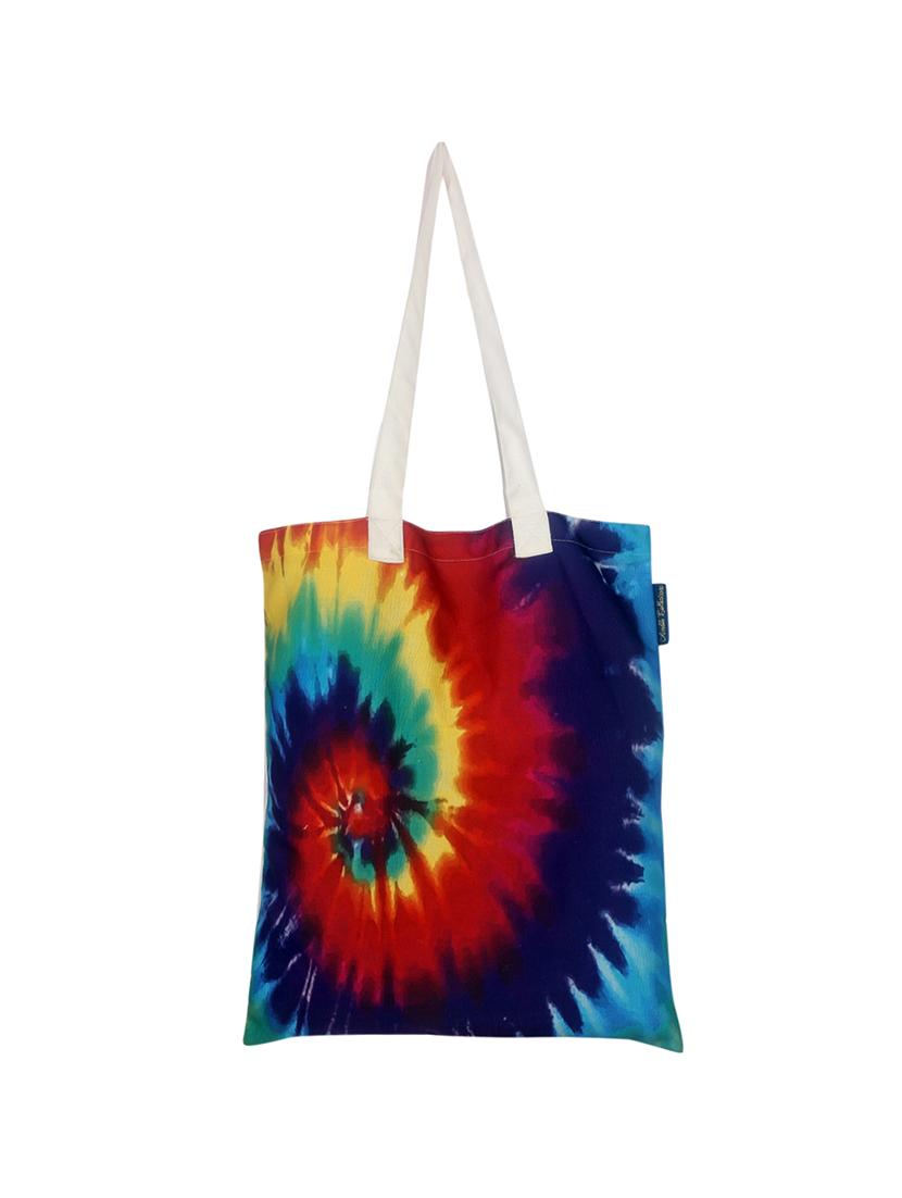 multi colored canvas regular tote - 13897382 -  Zoom Image - 0