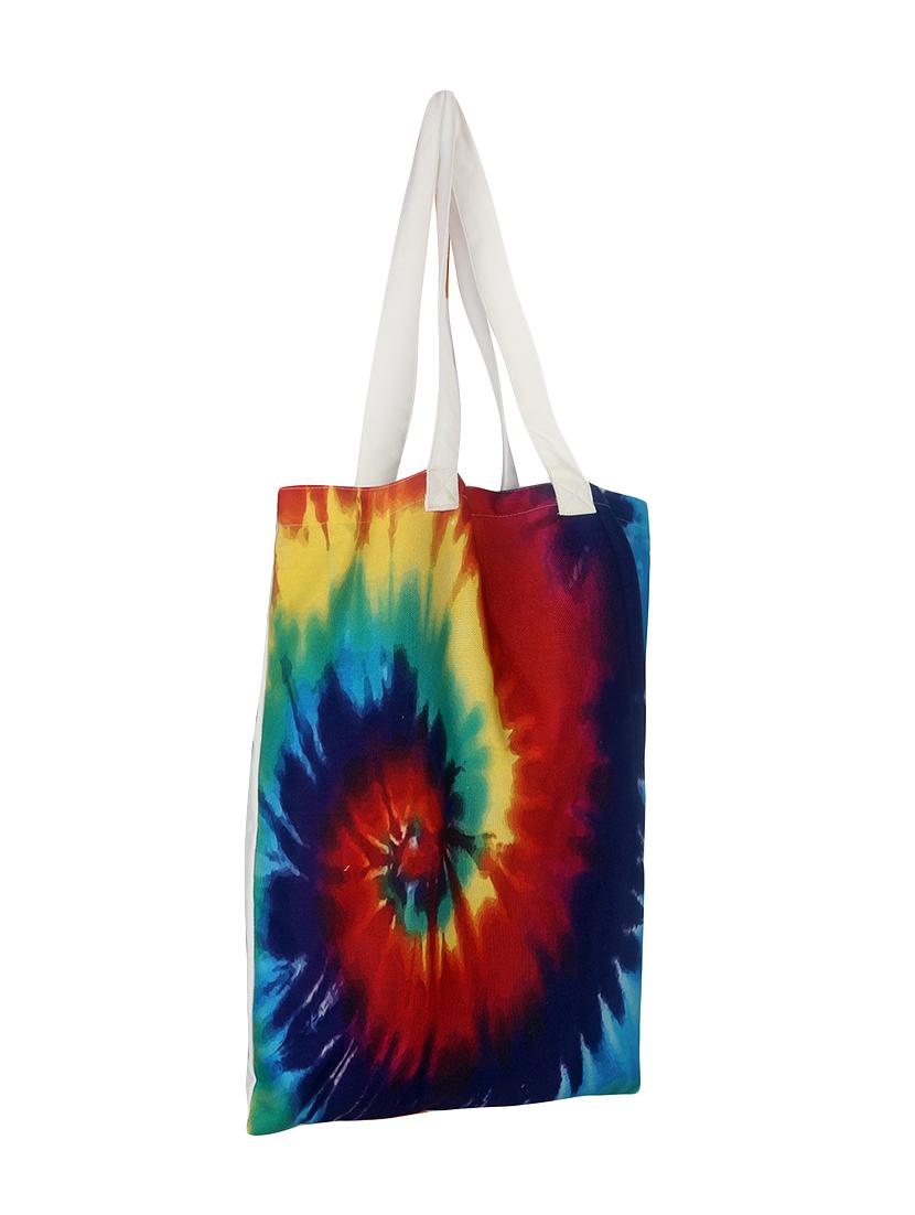 multi colored canvas regular tote - 13897382 - Standard Image - 3