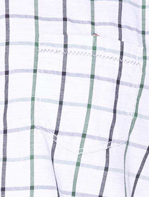 white cotton casual shirt - 13900660 - Standard Image - 3