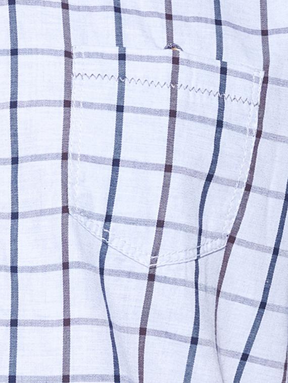 blue cotton casual shirt - 13900661 - Standard Image - 3