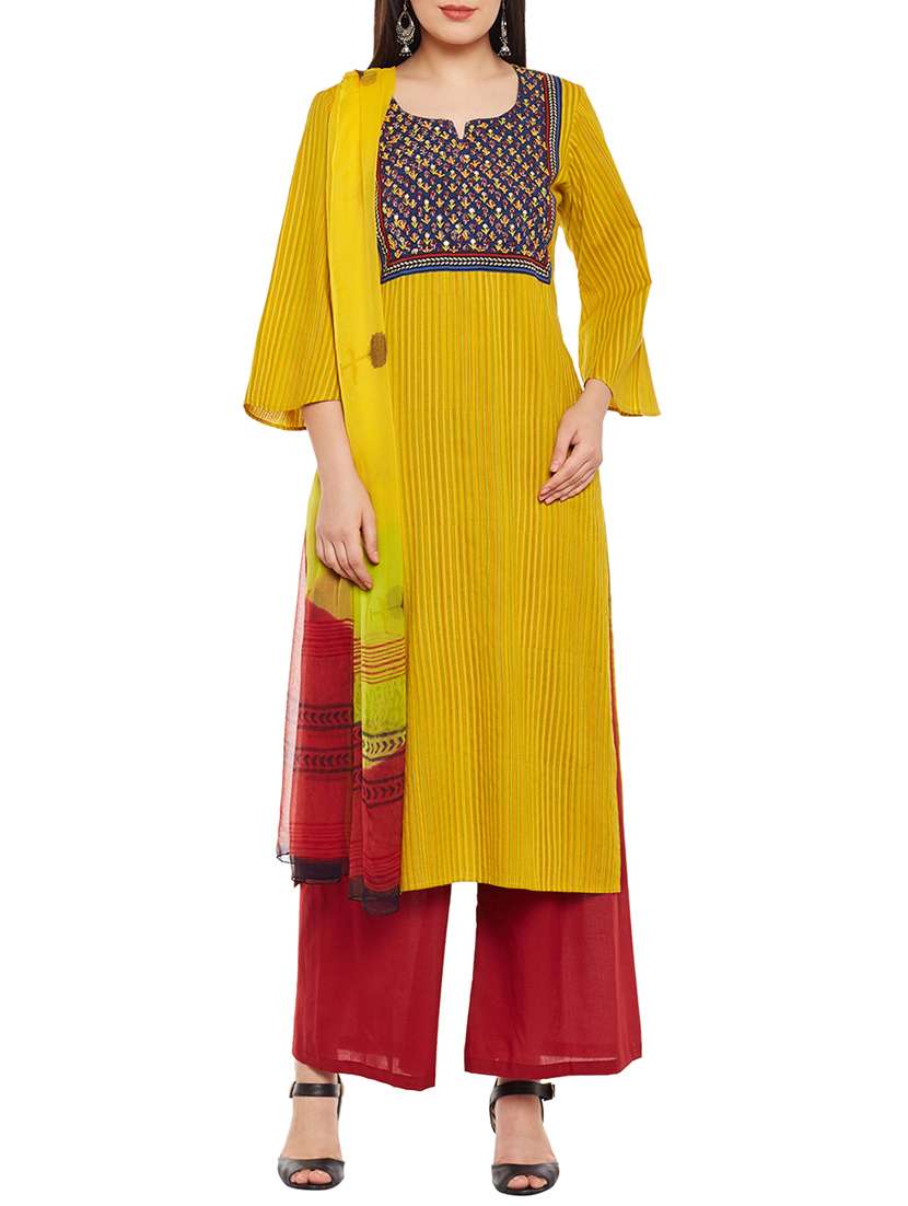 embroidered unstitched palazoo suit