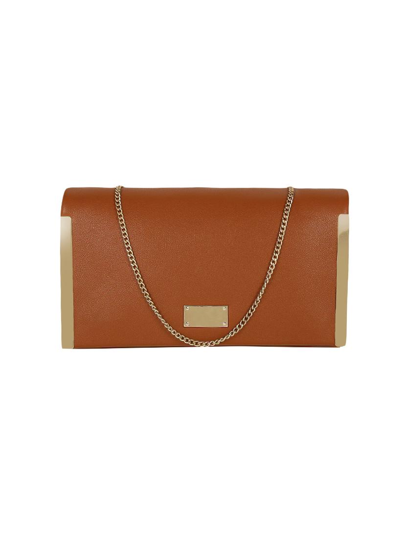 brown leatherette sling bag - 13916835 -  Zoom Image - 0