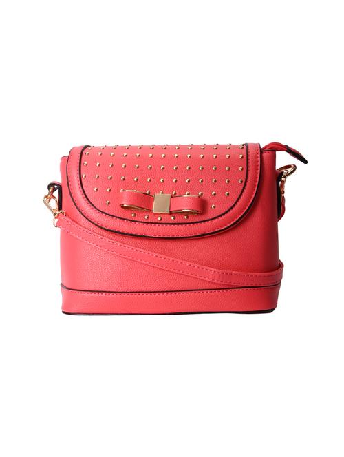 red leatherette  sling bag - 13916851 -  Standard Image - 0