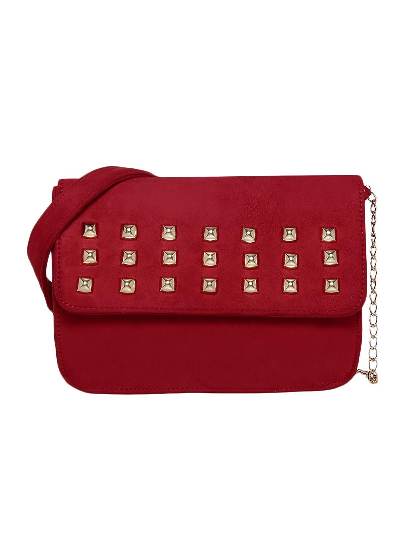 red canvas sling bag - 13916859 -  Zoom Image - 0