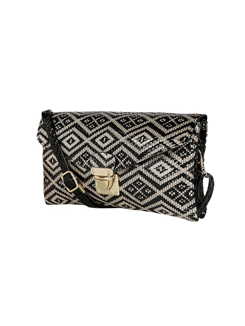 black leatherette purse - 13916864 - Standard Image - 3