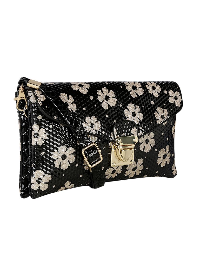 black leatherette purse - 13916865 - Standard Image - 3