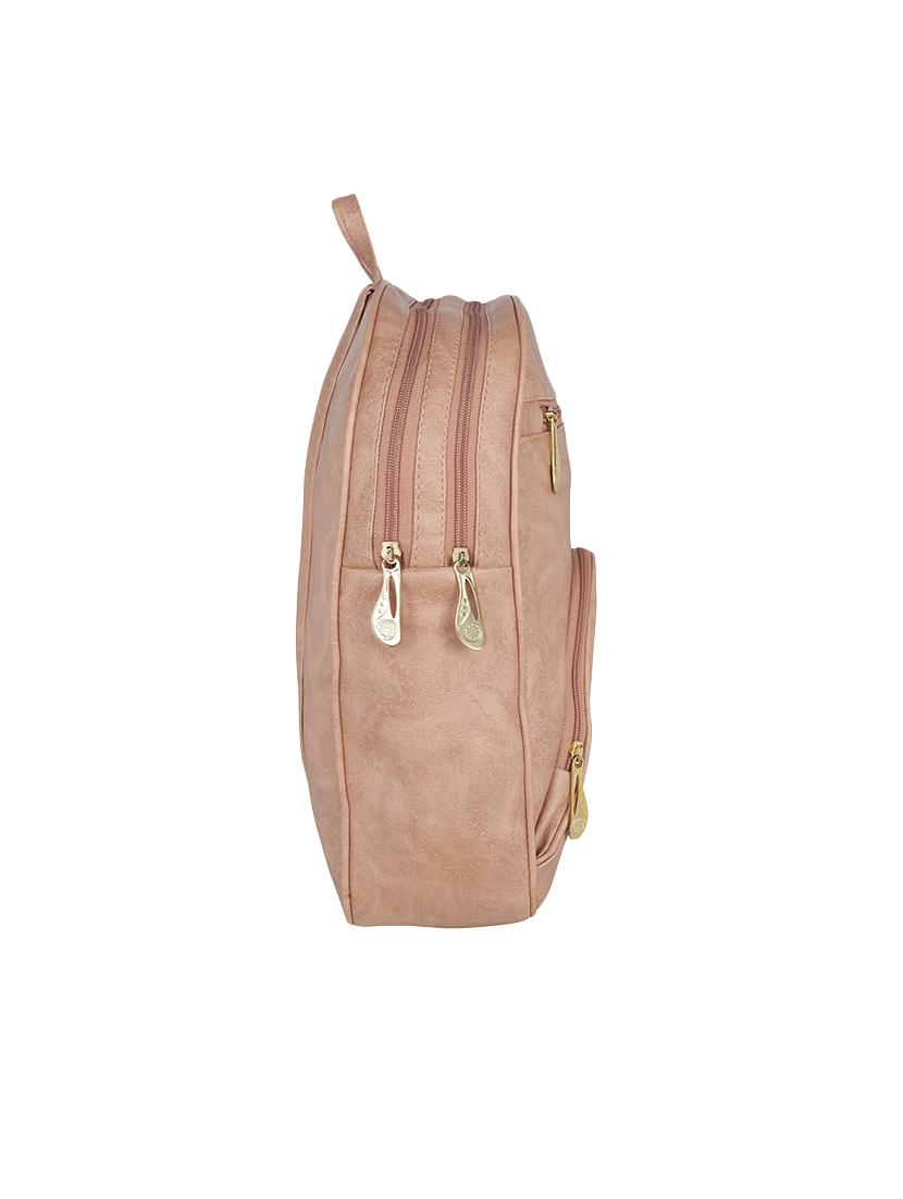 orange leatherette backpack - 13916969 - Standard Image - 3