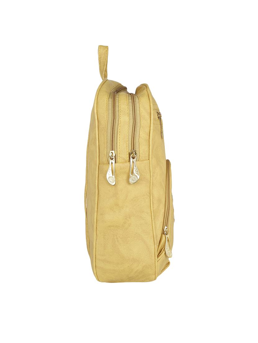 yellow leatherette backpack - 13916970 - Standard Image - 3