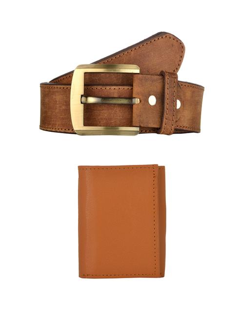 tan leather gift combo - 13918188 - Standard Image - 0