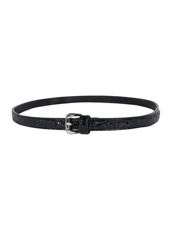 black leatherette (pu belt